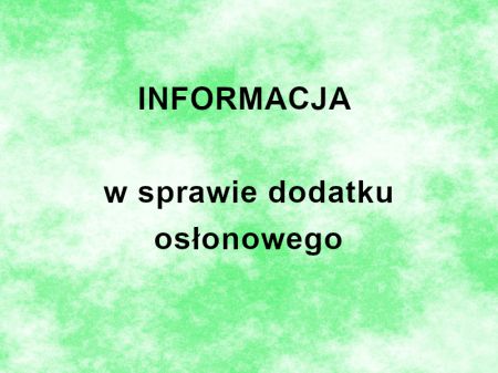 Dodatek osłonowy tylko do końca kwietnia