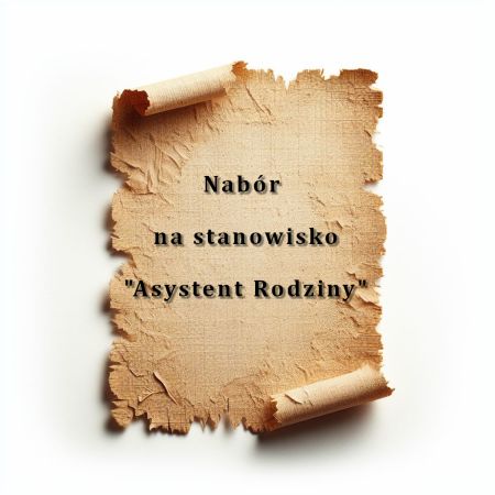 Kierownik GOPS w Żegocinie ogłasza nabór na stanowisko " Asystent rodziny"