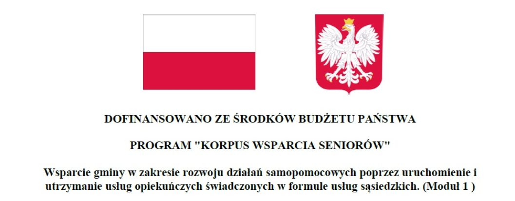 PROGRAM "KORPUS WSPARCIA SENIORÓW"